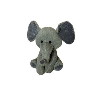 Gray Plush Elephant Stuffed Animal - Humphrey toys nursery decor
